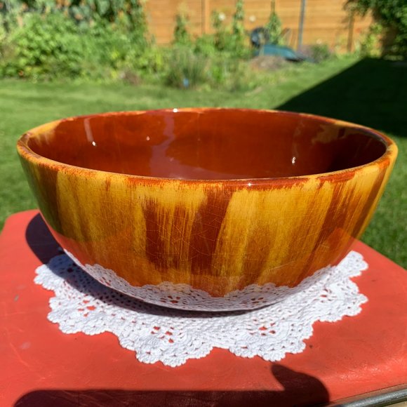Vintage Blue Mountain Pottery harvest gold bowl - Picture 1 of 5